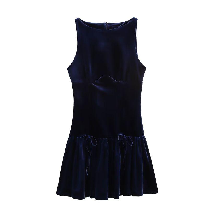 Kaslead New Arrival Women's Clothing Fashion Style Fashion Bowknot Decoration Mini Dress 3152278