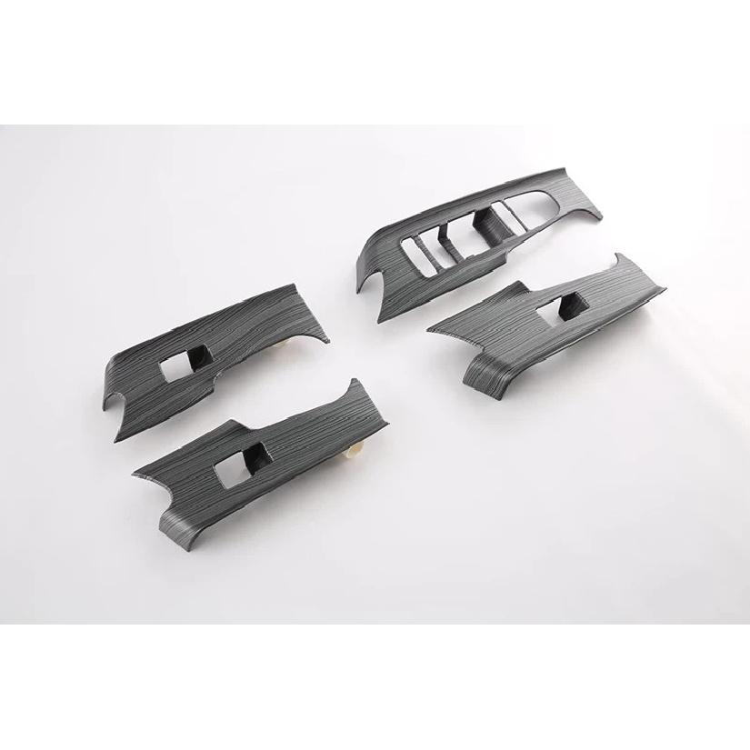 For BYD Song Plus EV DMI Carbon Fiber Style Door Window Armrest Cover Switch Panel Trim Molding Garnish