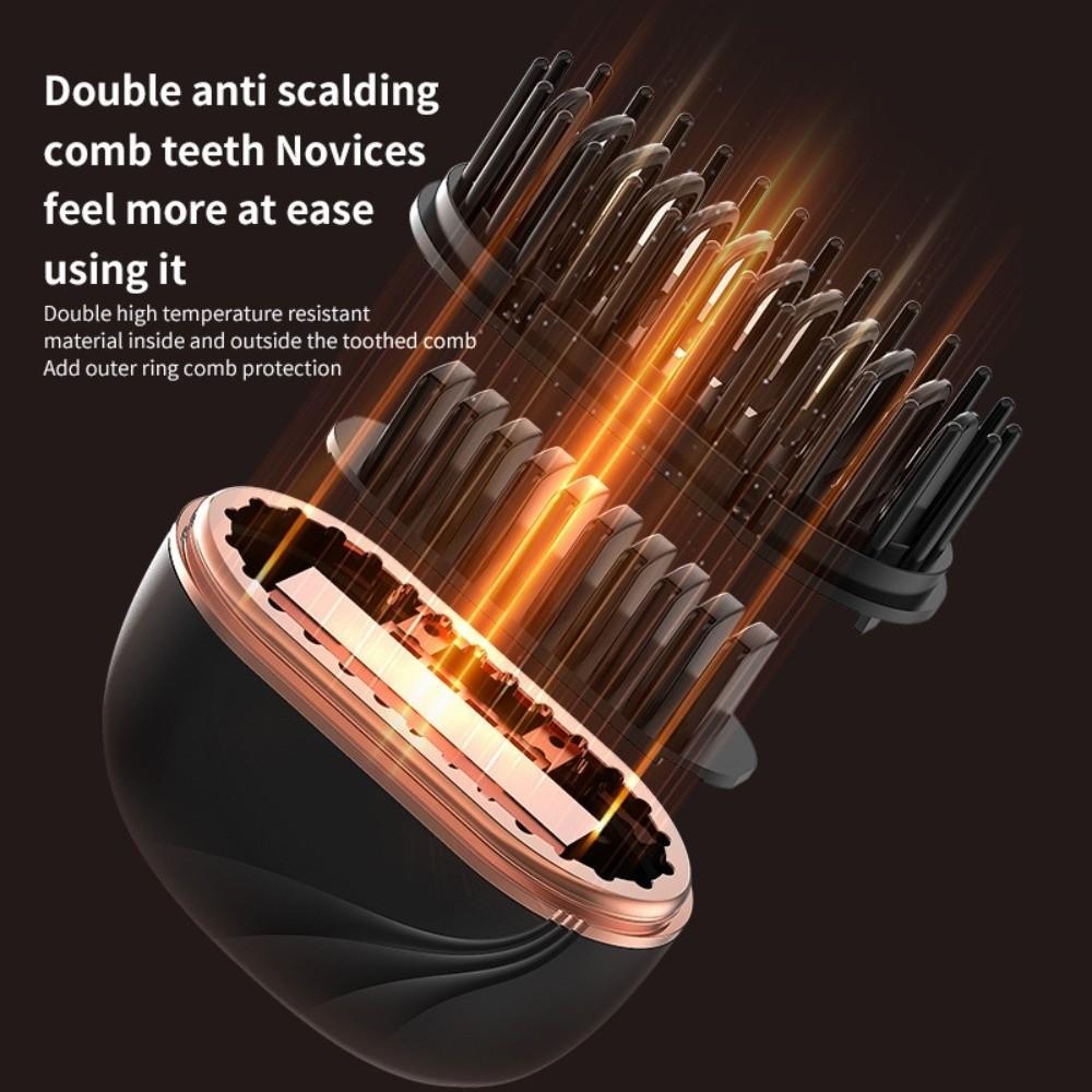 Fast Heating Mini Straight Hair Brush Cordless Hair Styling Iron Portable Hair Straightener Travel
