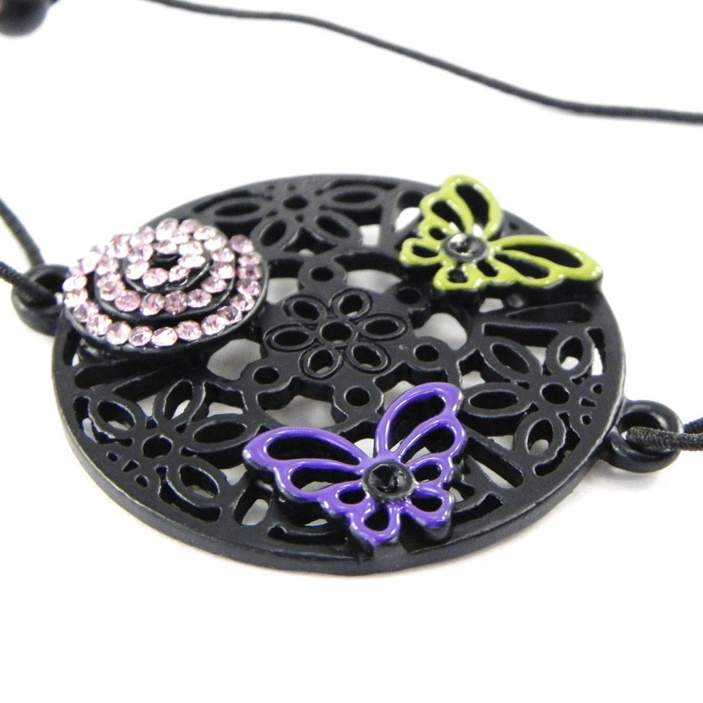 NOA [H8746] - Дизайнерский браслет «Кармен» фиолетово-зеленый