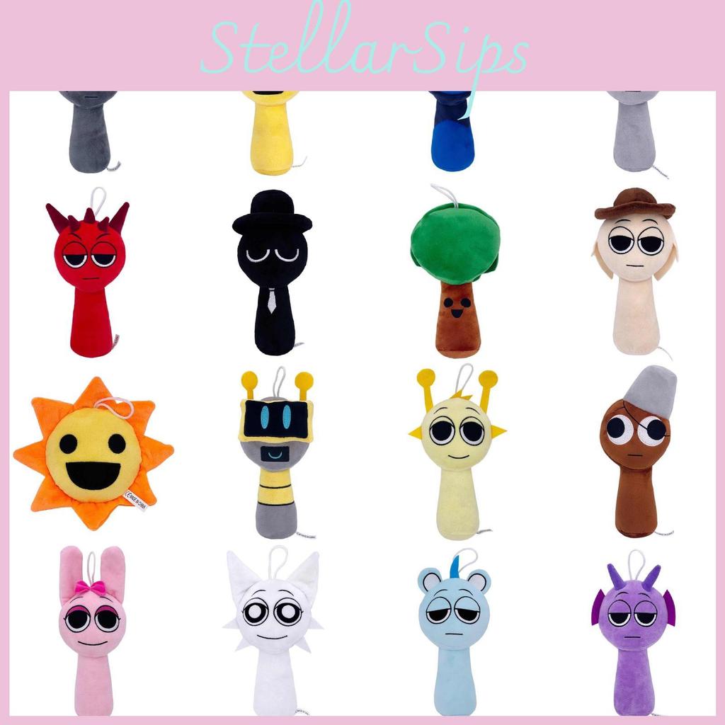 Плюшевая игрушка Incredibox Sprunki, мультяшная мягкая кукла, игровые аксессуары, украшение