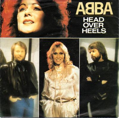7-дюймовая пластинка ABBA Head Over Heels EPCA2037 Epic 1982 UK Поп Б/у