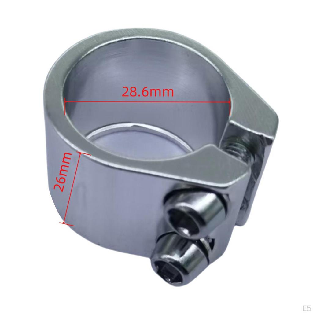 Подседельный хомут 28,6 мм Надежный сменный аксессуар Легкий зажим-фиксатор Подседельный штырь для шоссейного велосипеда