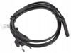 Kabel zasilający Lanberg CEE 7/16 -> IEC 320 C7 EURO (radiowy) 1,8m VDE czarny