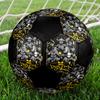 WU TANG Indoor Soccer Ball Colorful Machine Stitched PVC Size 5 Team Training Competition Ready Durable High-Bounce Cool Sports Gift