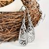 Bohemian Love Hollow резные этнические серьги