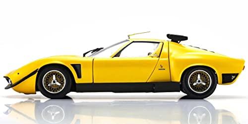 Kyosho Оригинальный масштаб 1/18 Lamborghini Miura SVR Желтый/Черный Готовое изделие