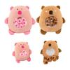 Capybara Plush Snack Bag Zipper Design Toy with 46087 Soft Stuffed Pad with Mini Capybara Dolls