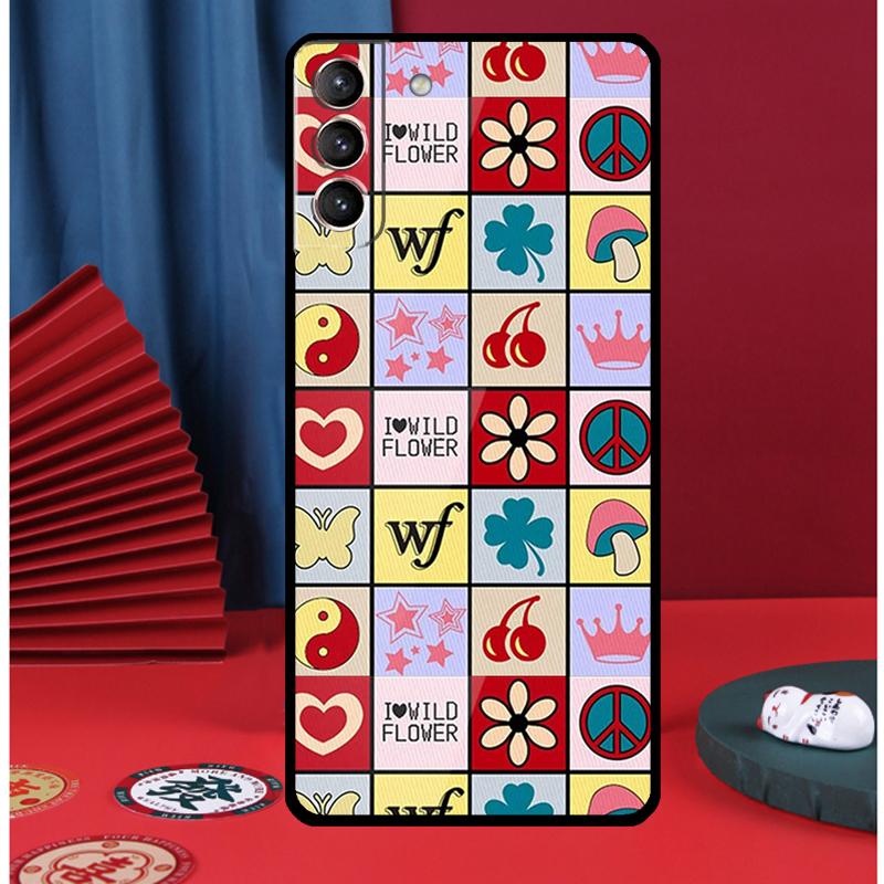 Lucky Butterfly Sky Bear-y Cute Phone Case For Samsung Galaxy S24 Ultra S9 S10 S20 FE S21 S22 S23 Plus S25 Ultra Back Cover
