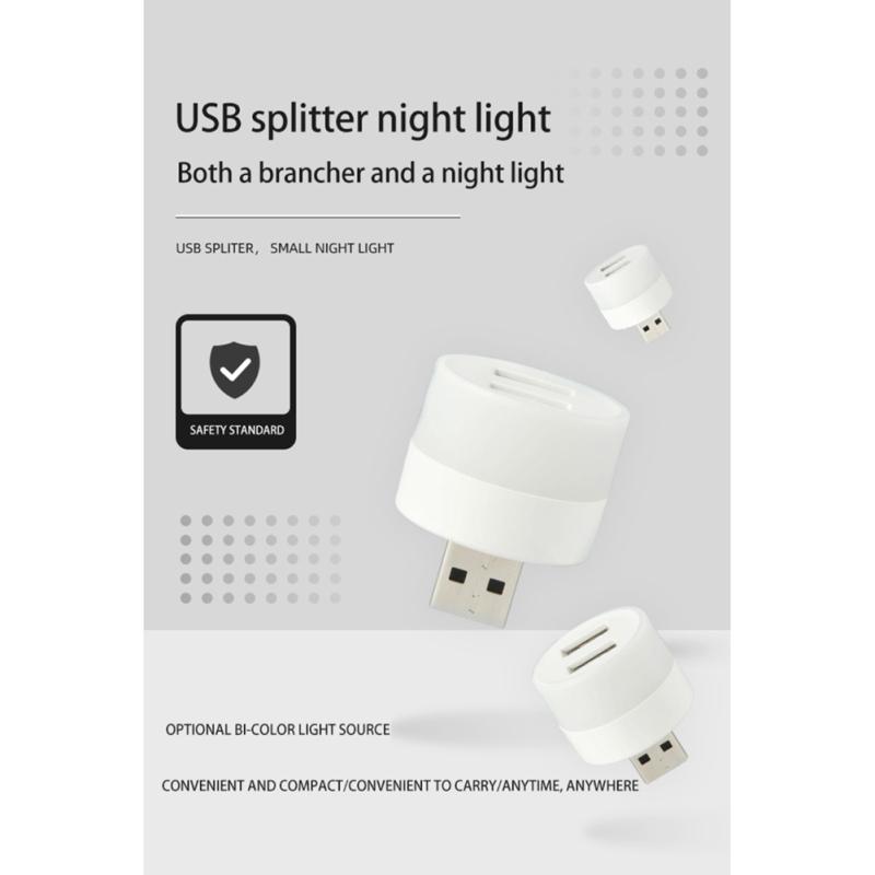 Usb светодиодный ночник портативный многофункциональный открытый кемпинг мини-лампы для чтения лампа для украшения дома