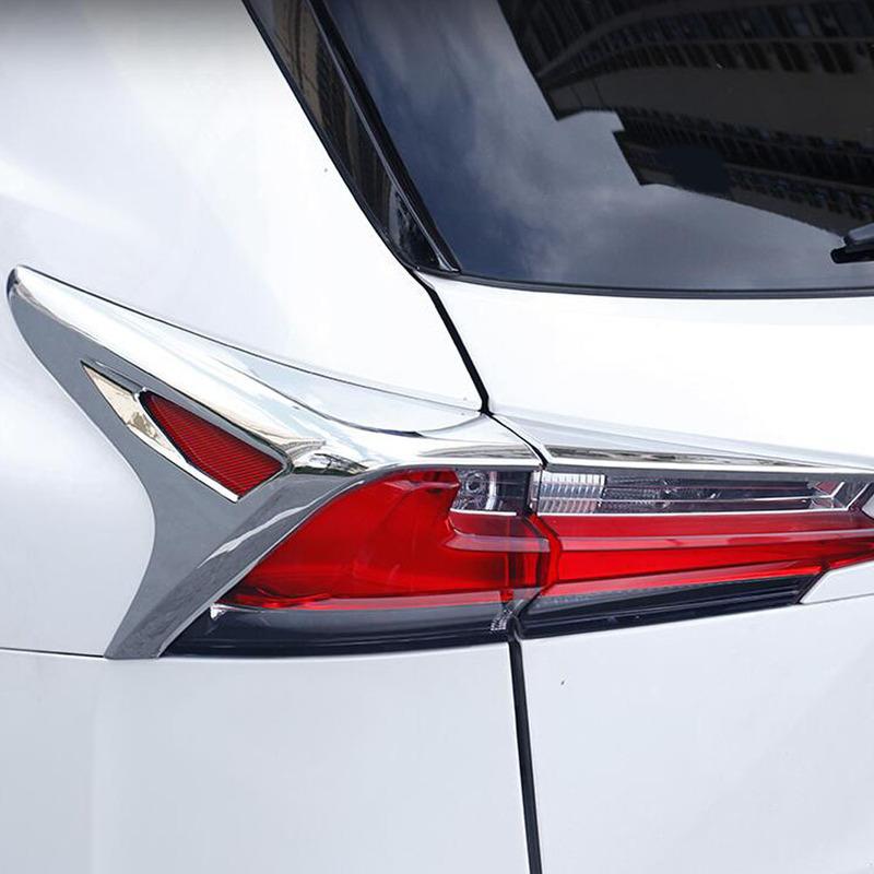 Для Lexus NX 200 200t 300h 2015 2016 2017 2018 АБС-пластик Хром Накладки на задние фонари Аксессуары