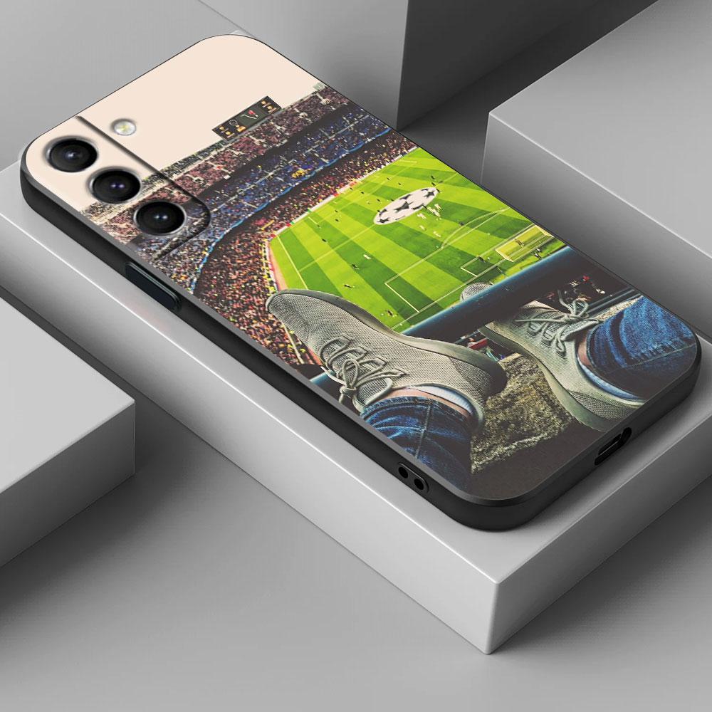 Футбольный Мяч Огонь Un Rayo Мячи Чехол S26Ultra Для Samsung Galaxy S26 S25 S24 S23 S20 S21 FE S22 Ultra Plus 5G Мягкий Чехол