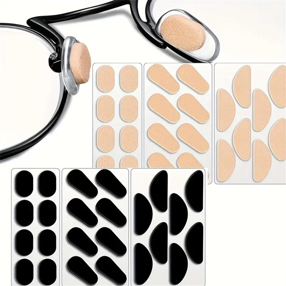 Самоклеящиеся мягкие пенопластовые противоскользящие носоупоры для очков, защита для очков, губка для переносицы, мгновенный эффект лифтинга для комфортного ношения