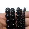 Natural Stone White Black Dull Polish Matte Agates Onyx Smooth Round Beads For Jewelry Making DIY Bracelet 15'' 4 6 8 10 12mm