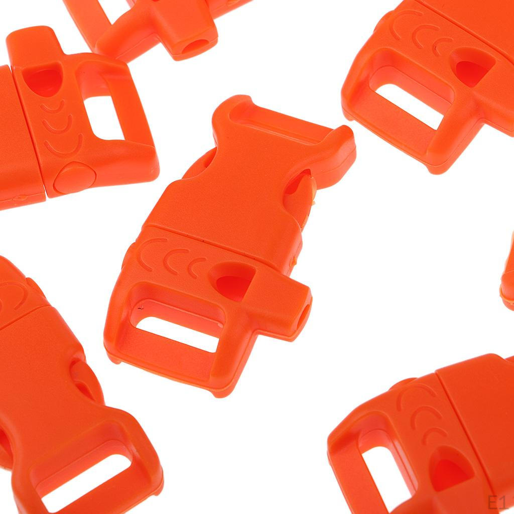 10 спасательных пряжек для походных браслетов из паракорда