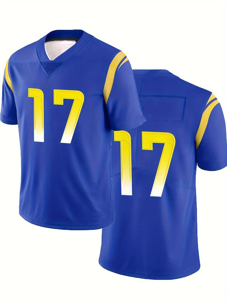 Sports football jersey, personalized printed team T-shirt, quick-drying and breathable football T-shirt