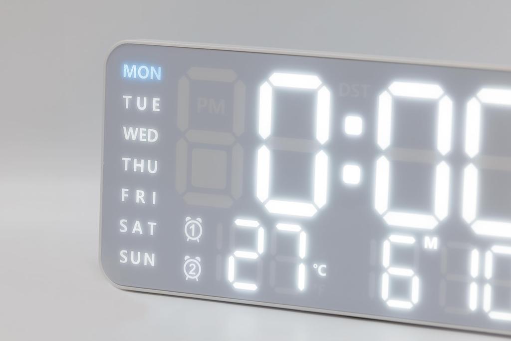 SLOWER настенные часы цифровые светодиодные стильные большие буквы интерьерные настольные часы с дистанционным управлением дата температура день недели светодиодные часы Cielo SLW370