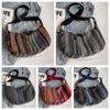 Handbag Bohemian Shoulder Bag Large Capacity Weave Folk Messenger Bag  Outdoor