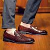 Модная мужская роскошная повседневная обувь летние кожаные лоферы офисная обувь мужские мокасины для вождения удобные слипоны для вечеринки zapatos