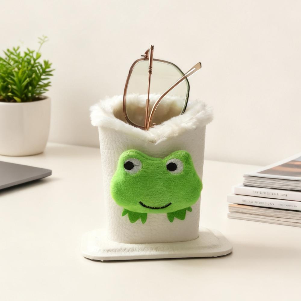 Plush Lined Eyeglass Holders Cartoon Glasses Box Cute Glasses Case  Desk Organizer