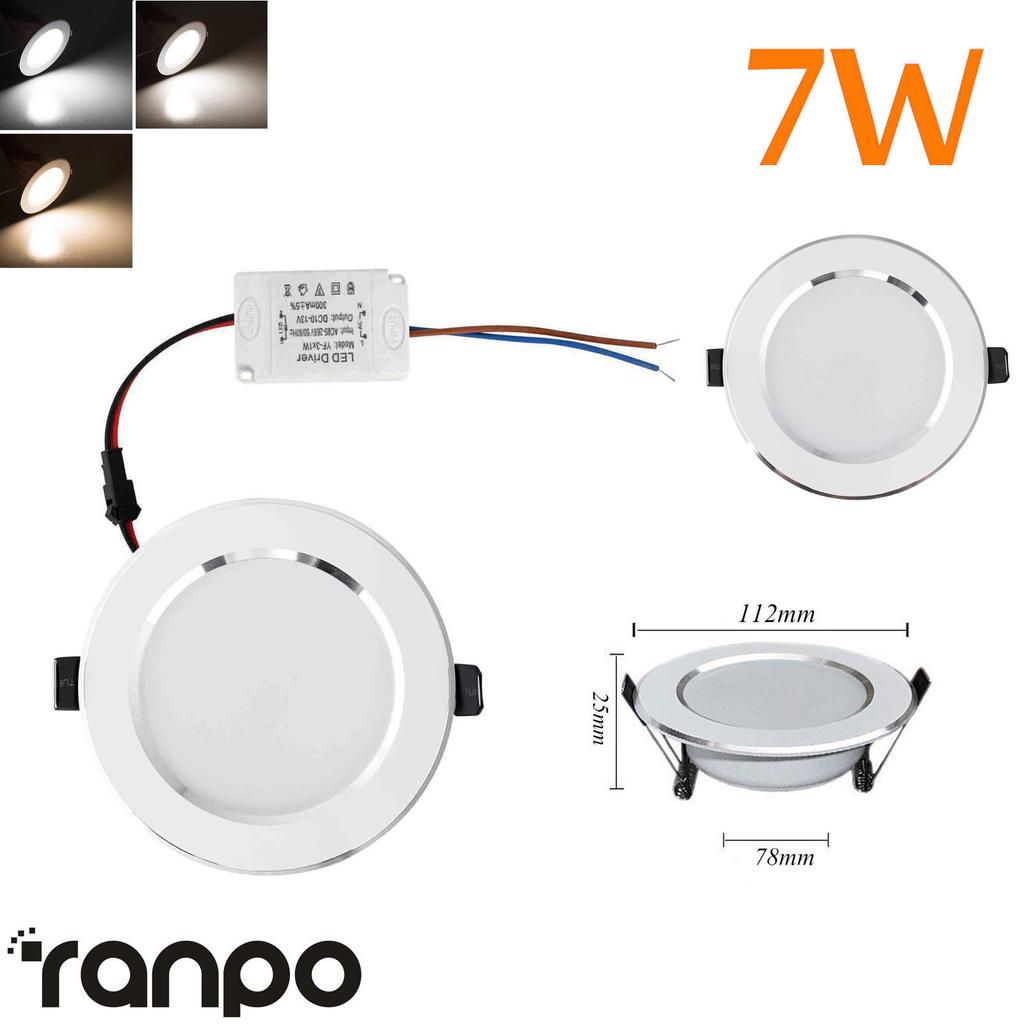 Dimmable Recessed LED Ceiling Light 220V 3W 5W 7W 9W Downlight For Living Room Bedroom