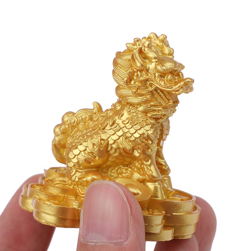 1 пара китайских медных статуэток бога-зверя фэншуй Килин Чи-Лин Килин для украшения дома