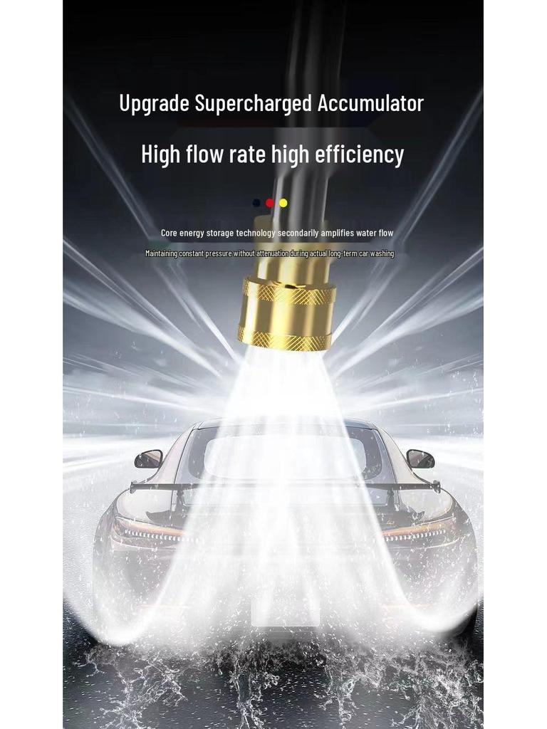 Беспроводная портативная мойка высокого давления для автомобиля - Инструмент для чистки с литий-ионным аккумулятором