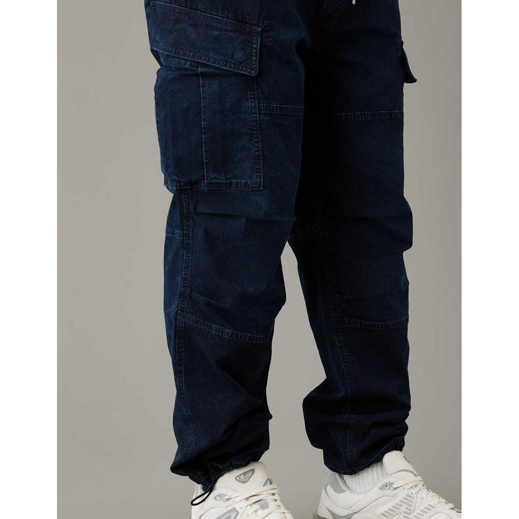 American Eagle AE Relaxed Cargo Pant Washed Men's (JP, Alphabet, Small, Navy) [Used]