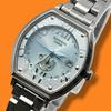 Б/у [Хорошее состояние, Рабочий] Женские часы Casio Sheen Форма бочонок Водонепроницаемые Солнечные Радиоуправляемые