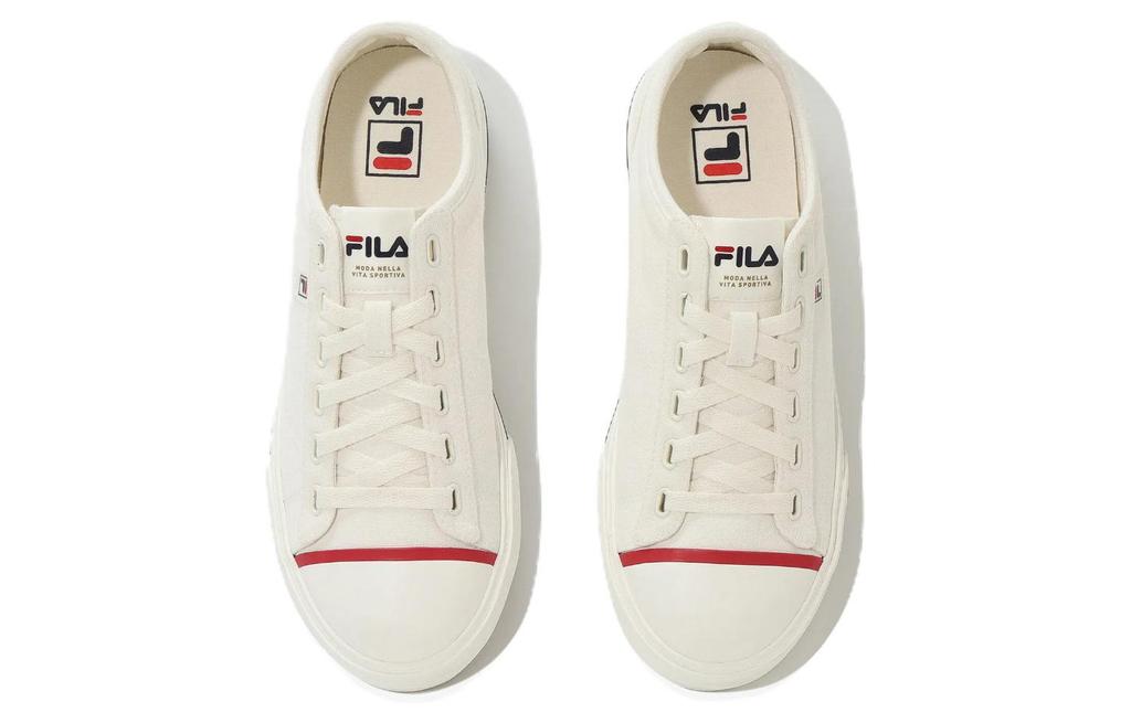 Men's Sneakers FILA Como V2 Abrasion Resistant Abrasion Resistant Low top Canvas Shoes Unisex Beige