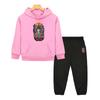 Stranger Things Print Anime Hoodie Fleece Sweatshirt Jacket 2pcs Pullover+pant Boy Girls Hooded Spors Sets Kids Boutique Clothes