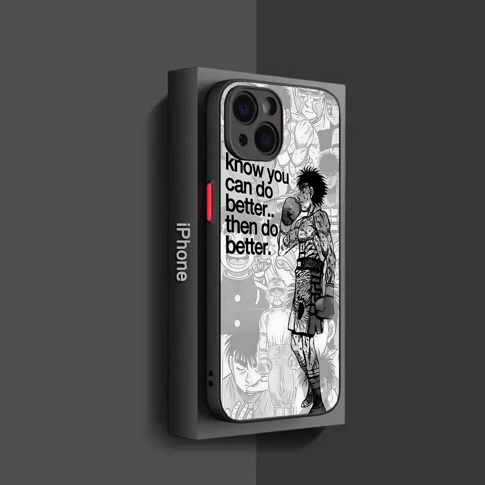 Чехол для телефона Аниме H-Hajime N-No I-Ippo Для IPhone 16e 16 15 14 13 12 11 Pro Max X XS Max Plus Матовый Прозрачный