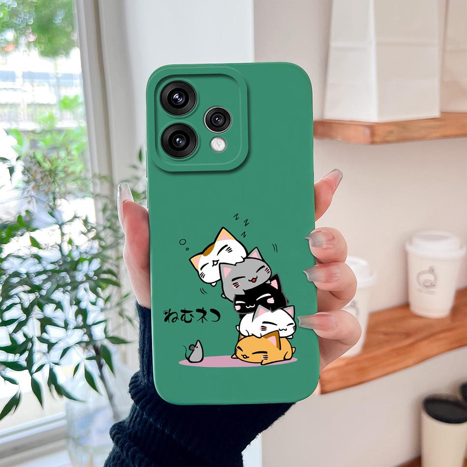 Чехол для телефона Oppo Reno 15 Pro Mini 15C 15F, милый астронавт, жидкий силикон, полное покрытие, защита от падения, Funda для Oppo Reno15 5G