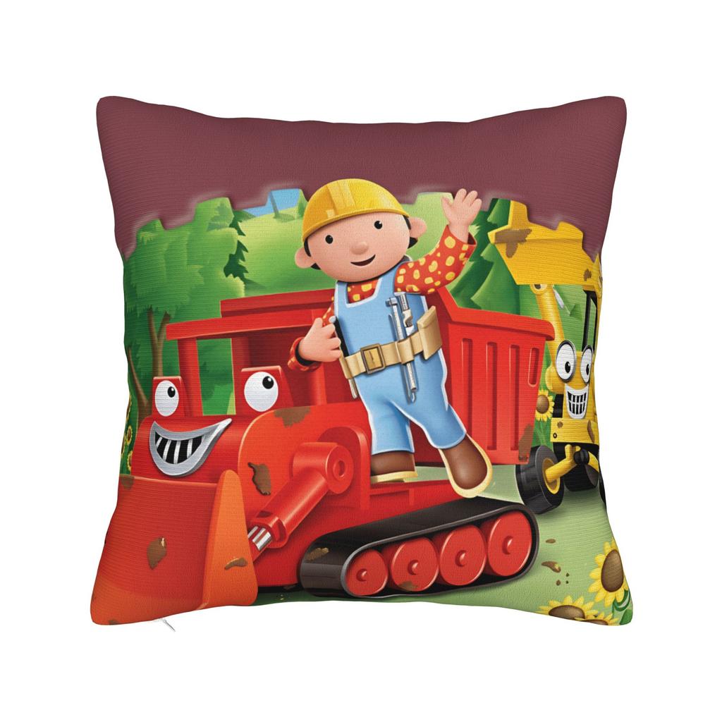Наволочка Мультяшная B-Bob B-Builder Квадратная Наволочка Для Дивана Спальни Домашний Декор Смешные Наволочки