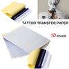10x  Transfer Paper Stencil Carbon Thermal Tracing Hectograph Sheet