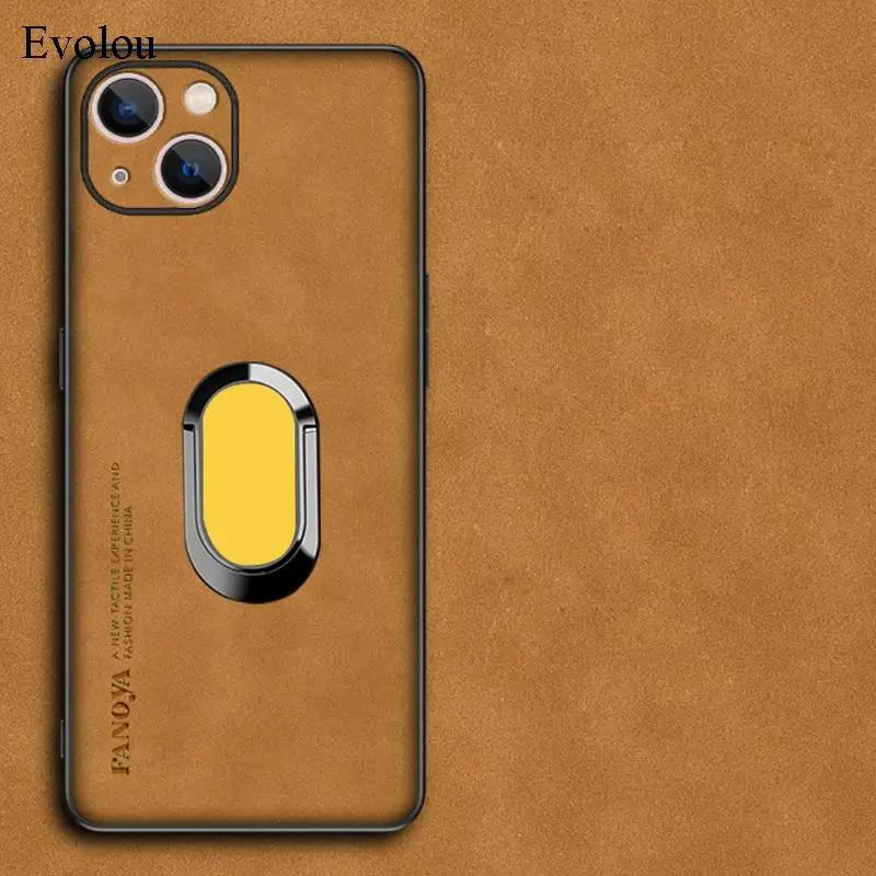 Магнитный держатель-кольцо Чехол Для Honor 400 Pro Мягкий силикон Кожаная отделка под овчину Защитная крышка для объектива Для Honor 400 Lite 5G
