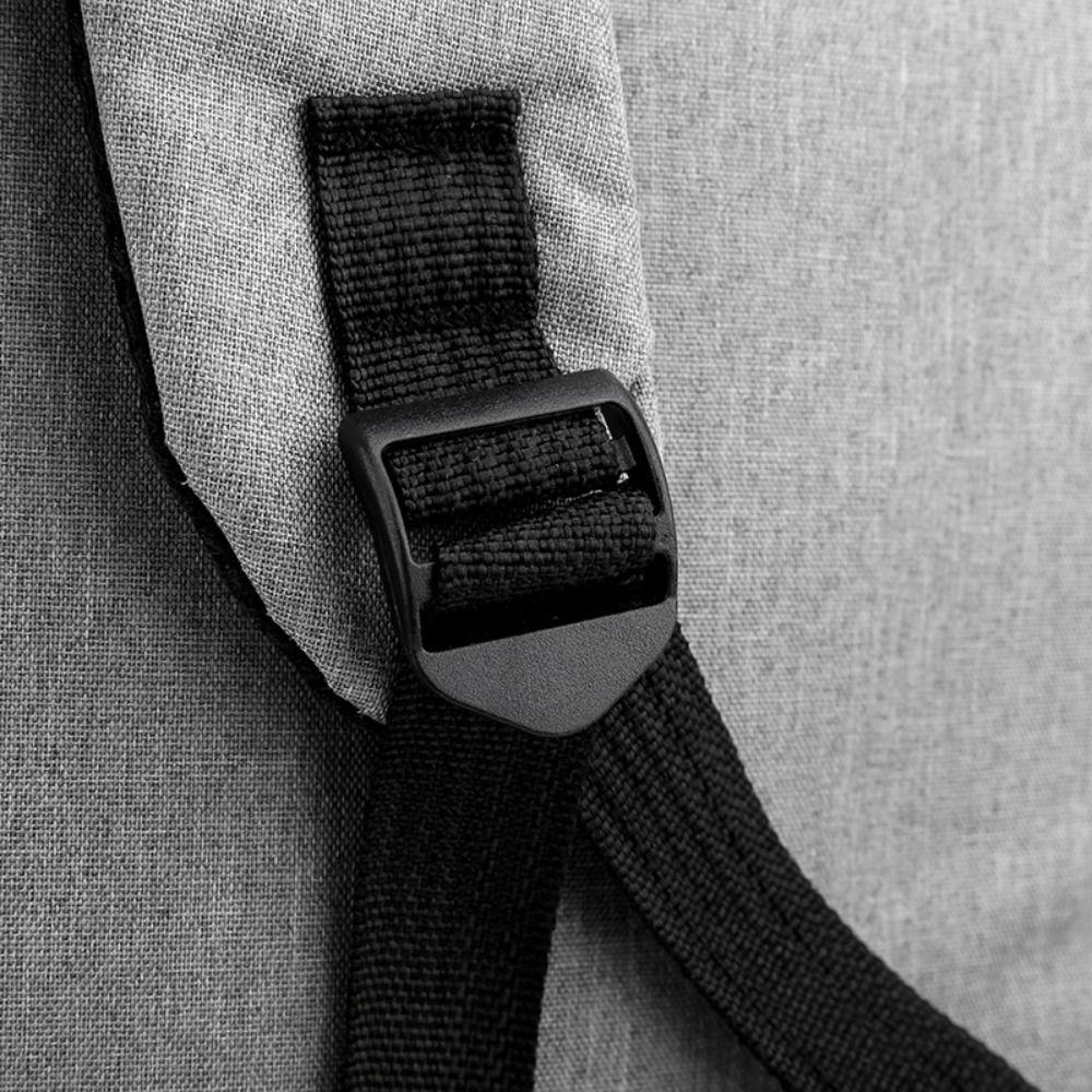 Multipockets Student Backpack Large Capacity Laptop Shoulder Bag Simple Nylon Backpack Outdoor