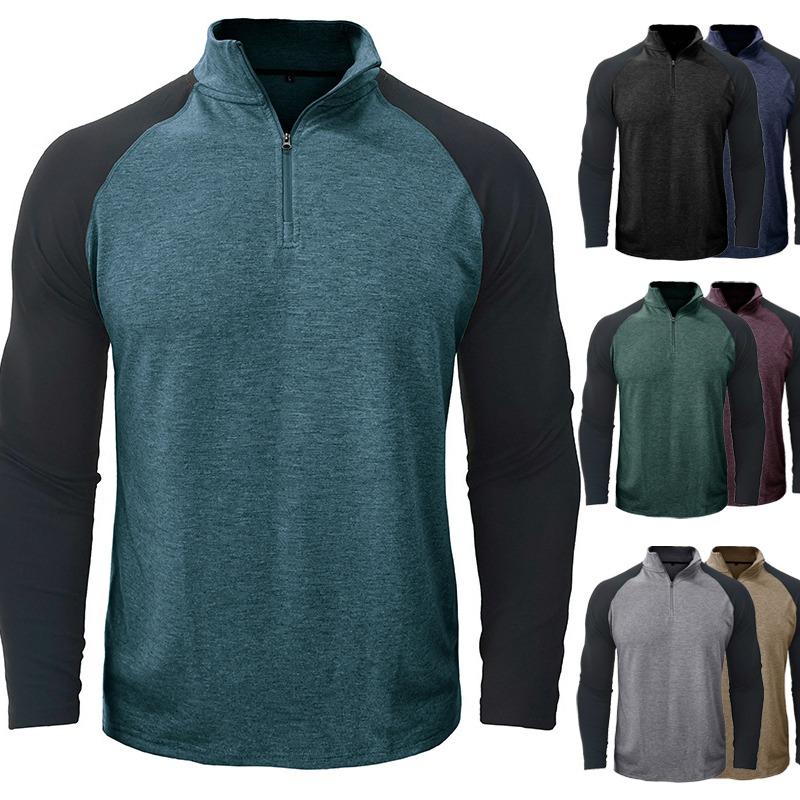 Мужские рубашки поло Гольф-поло для мужчин Футболка с длинным рукавом Мужские повседневные поло