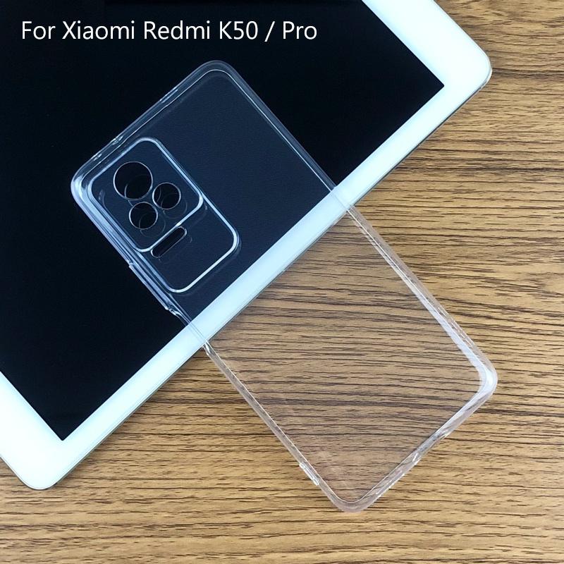 Для Xiaomi Redmi K50 Ultra Extreme K40 Pro Plus Gaming Edition K40S 5G тонкий кристально чистый мягкий TPU чехол для задней панели защитная крышка для камеры