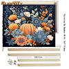 RUOPOTY Frame Painting By Numbers Kits For Adults Oranges Pumpkin Flower Picture By Number On Canvas Wall Art 40x50cm