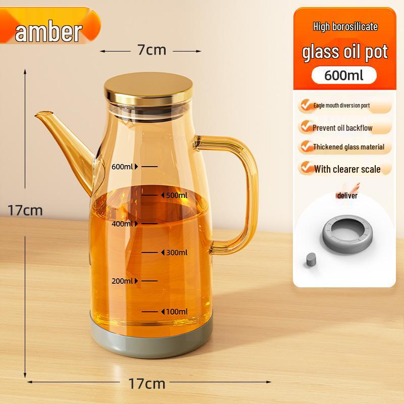 Диспенсер для масла и уксуса из нержавеющей стали и стекла для кухни