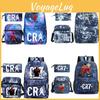 Cr7 Children's Backpack Set With Breathable Comfortable Straps And Letter Print