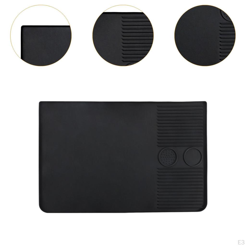 Силиконовый коврик для кофейной станции, нескользящий дизайн для использования в баре на кухне