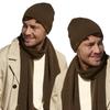 Коричневый - "Kamea Lucas - Мужской комплект из мериносовой шерсти, Рустикальная земля"