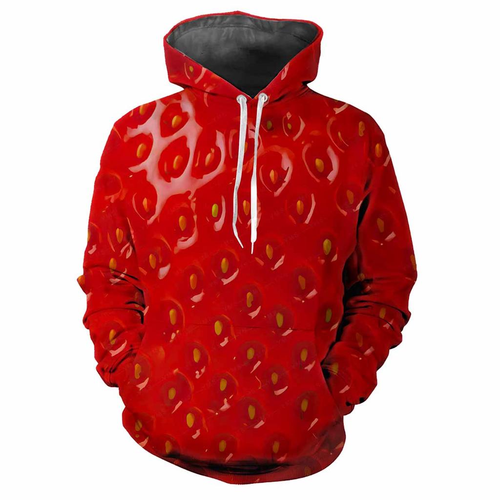 Autumn Fruit Vegetable 3D Print Hoodies Men Women Fashion Casual Sweatshirts Oversized Hoodie Pullovers Tracksuit Clothing