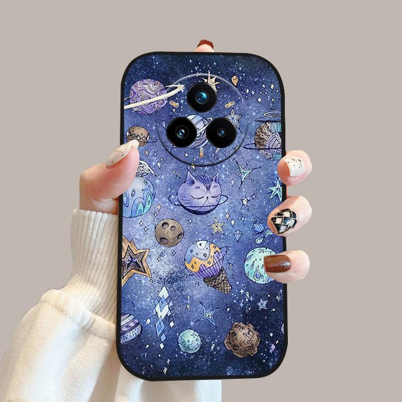 Модный чехол для Oppo Realme 14 Pro, мягкий силиконовый бампер из ТПУ, чехлы для Realme14 Pro, Capa RMX5056, защитный чехол Fundas