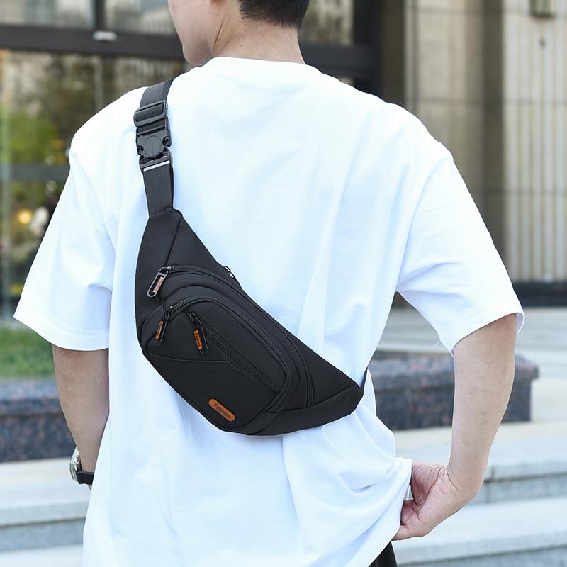 Unisex Waterproof Waist Pack - Multi-Pocket Adjustable Design for Travel/Sports/Business, Large Capacity & Anti-Slip Strap