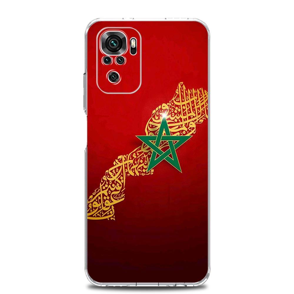 Moroccan flag Maroc Morocco Phone Case For Xiaomi Redmi Note 14 13 12 4G 9S 9 10 11 Pro Plus 5G 9T 14C 13C 12C 10C 9C 9A Cover