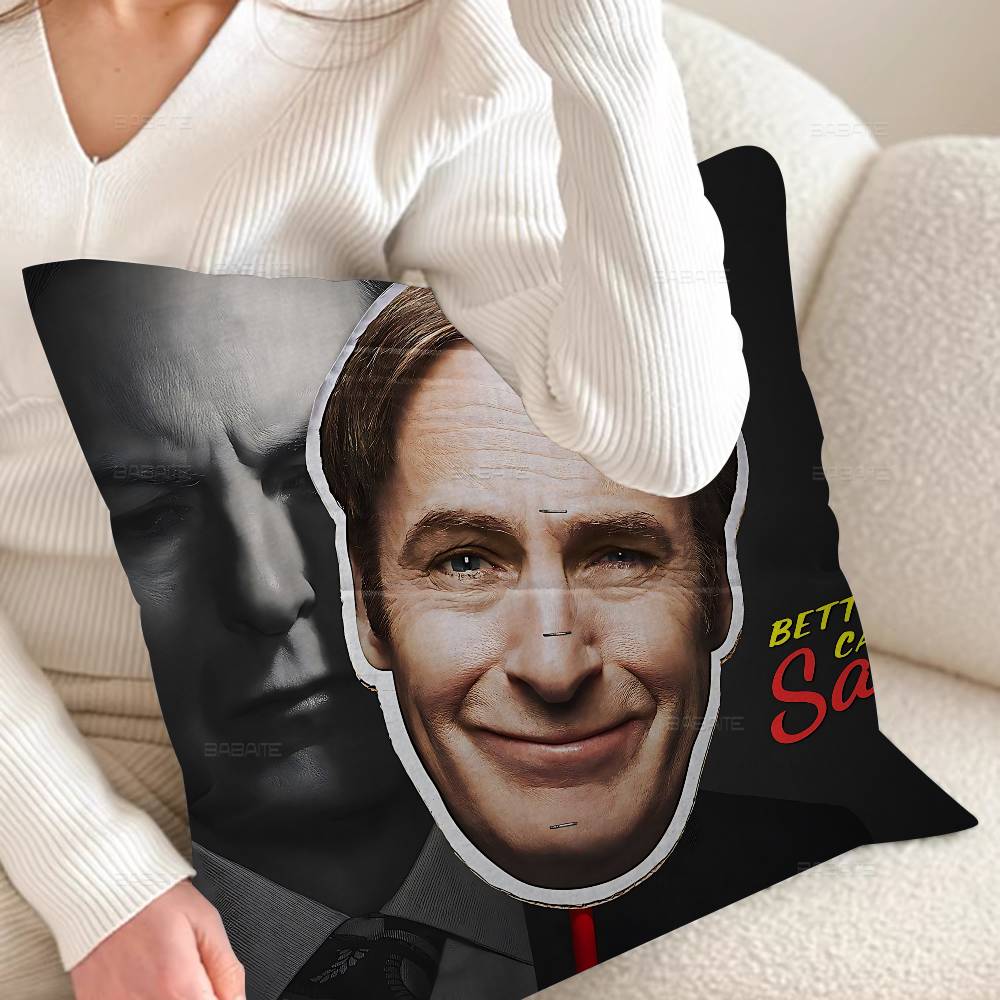 Classic Better Call Saul Cushion Cover Car Throw Pillow Case For Sofa Car Christmas Gift 40x40cm 45x45cm
