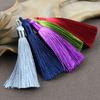Crafts Long Silk Tassel Jewelry Accessories DIY 8cm 1PC/1Pair Handmade New Hot Bohemia 25 Colors for Earrings Bookmark High Quality